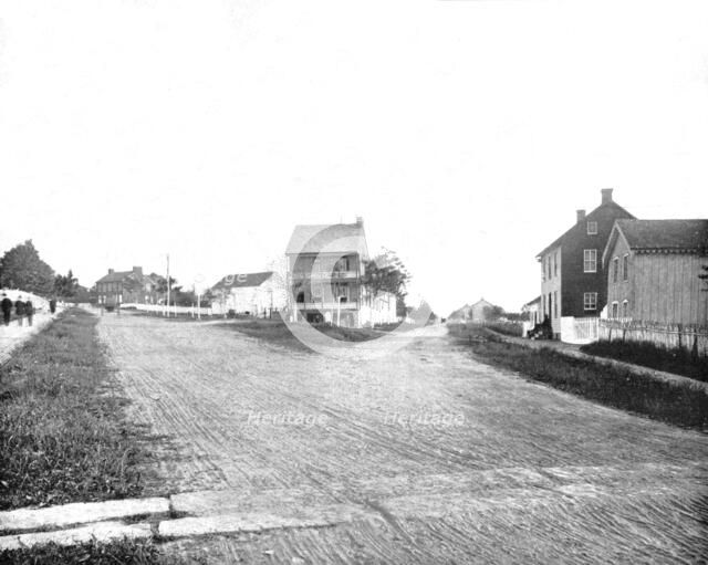 Position held by Union sharpshooters at Gettysburg, Pennsylvania, USA, c1900.  Creator: Unknown.