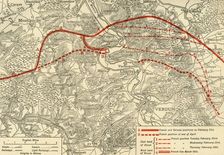 ...positions in the Battle of Verdun, northern France, First World War, 1916, (c1920). Creator: Unknown