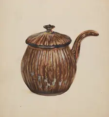Posset Pot, c. 1936. Creator: Roberta Elvis