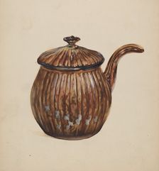 Posset Pot, c. 1936. Creator: Roberta Elvis