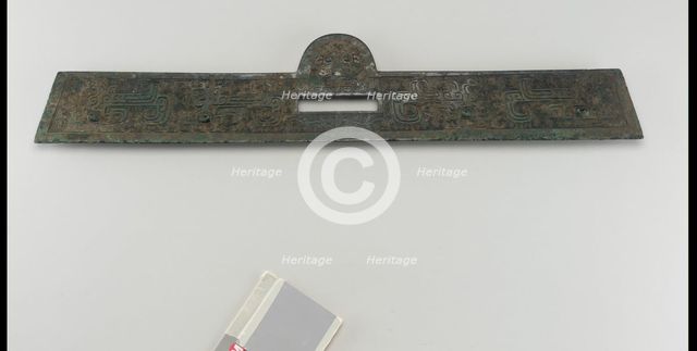 Possible Chariot fitting with five loops for attachment at the back, Shang dynasty, c1600-1050 BCE. Creator: Unknown.