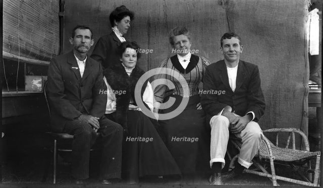 Possible Lahey family group photograph, c1900s. Creator: Robert Augustus Henry L'Estrange.