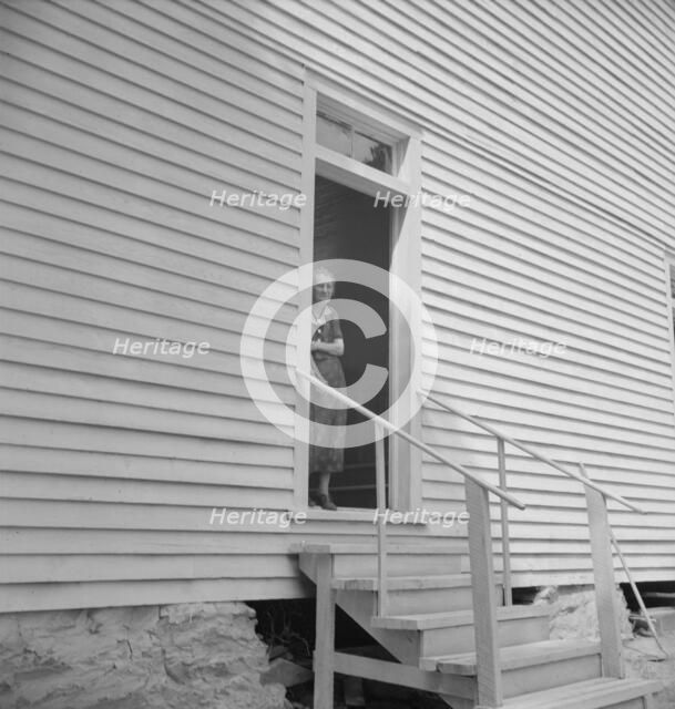 Possibly: Conversation among members..., Wheeley's Church, Gordonton, North Carolina, 1939. Creator: Dorothea Lange.