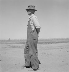 Possibly: Chris Ament, German-Russian dry land wheat farmer, who survived...Columbia Basin, 1939. Creator: Dorothea Lange