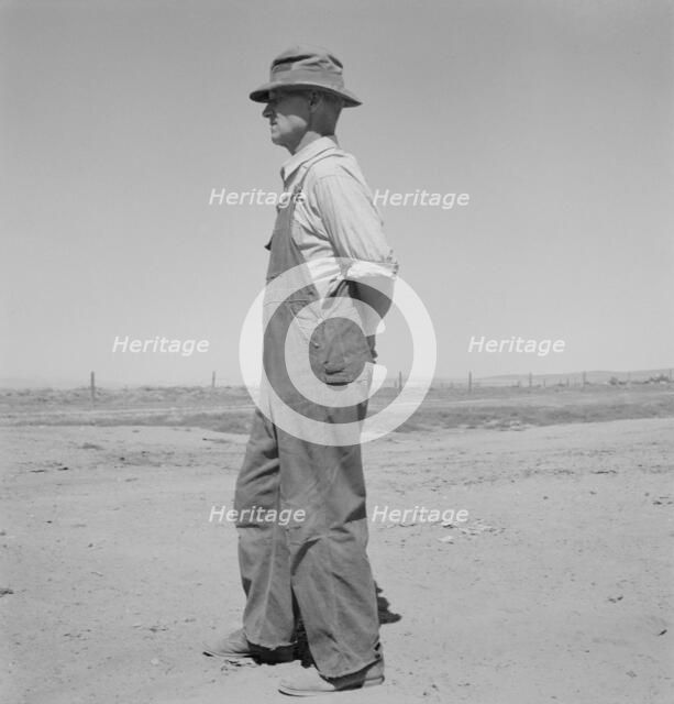 Possibly: Chris Ament, German-Russian dry land wheat farmer, who survived...Columbia Basin, 1939. Creator: Dorothea Lange.