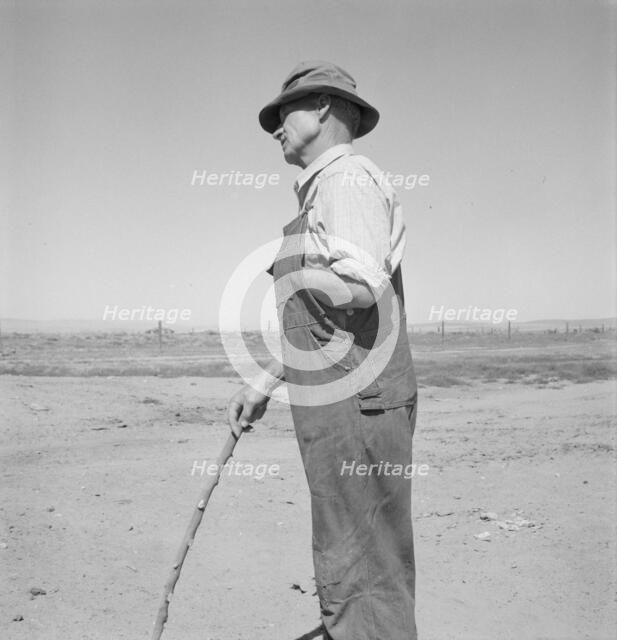 Possibly: Chris Ament, German-Russian dry land wheat farmer, who survived...Columbia Basin, 1939. Creator: Dorothea Lange.