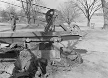 Possibly: Clearing earth and old paving for extension...at Fourteenth, Washington, D.C, 1942. Creator: Dorothea Lange