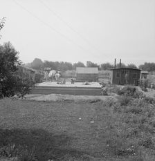 Possibly: Close-up of present dwelling from which family will move..., near Yakima, Washington, 1939 Creator: Dorothea Lange
