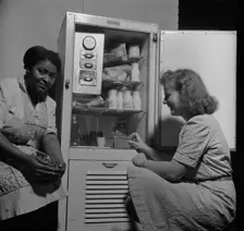 Possibly: A child care center opened September 15, 1942 for..., New Britain, Connecticut, 1943. Creator: Gordon Parks