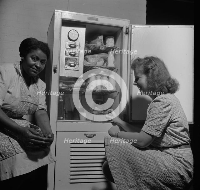 Possibly: A child care center opened September 15, 1942 for..., New Britain, Connecticut, 1943. Creator: Gordon Parks.