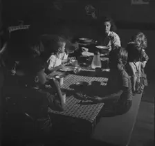 Possibly: A child care center, opened September 15, 1942..., New Britain, Connecticut, 1943. Creator: Gordon Parks