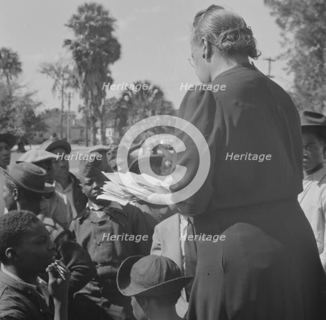 Possibly: Bethune-Cookman College, Daytona Beach, Florida, 1943. Creator: Gordon Parks.