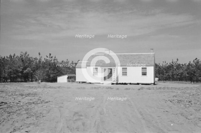 Possibly: Briar Patch Project, Carpenter at work, Eatonton, Georgia, 1936. Creator: Walker Evans.