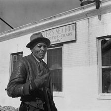 Possibly: Dock worker, Washington, D.C., 1942. Creator: Gordon Parks