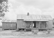 Possibly: House of Negro tenant family, Pittsboro, North Carolina, 1939. Creator: Dorothea Lange