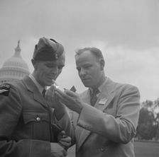 Possibly: International student assembly, Washington, D.C, 1942. Creator: Gordon Parks