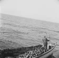 Possibly: On board the fishing boat Alden, out of Glocester, Massachusetts, 1943. Creator: Gordon Parks