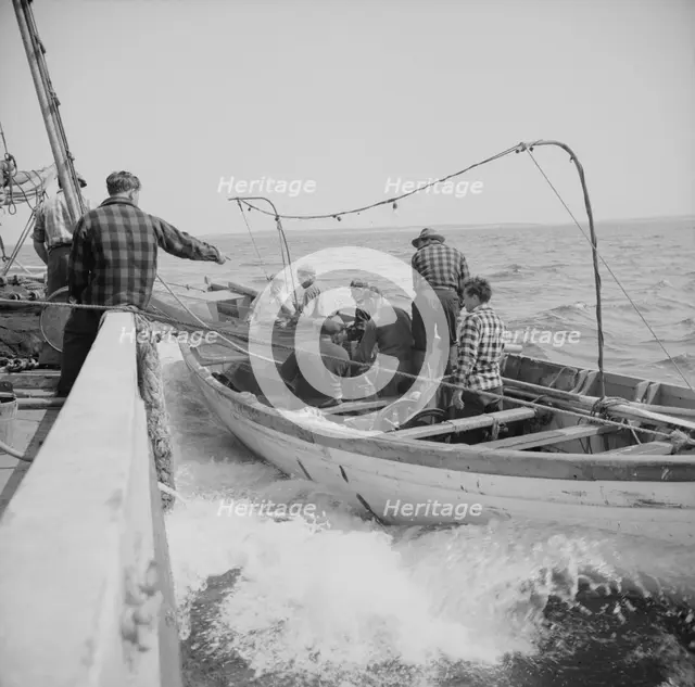Possibly: On board the fishing boat Alden, out of Gloucester, Massachusetts, 1943. Creator: Gordon Parks.
