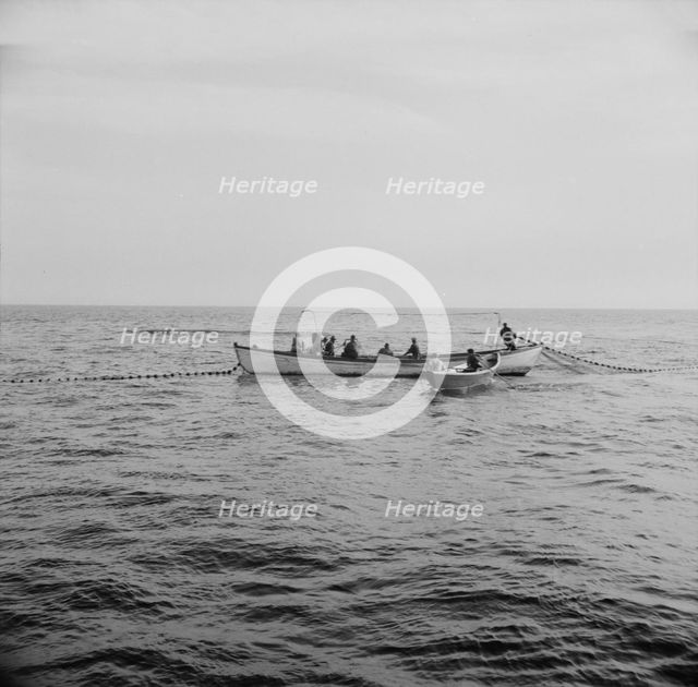 Possibly: On board the fishing boat Alden, out of Gloucester, Massachusetts, 1943. Creator: Gordon Parks.