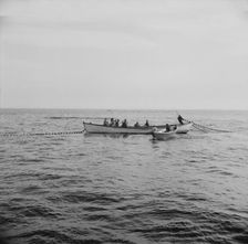 Possibly: On board the fishing boat Alden, out of Gloucester, Massachusetts, 1943. Creator: Gordon Parks