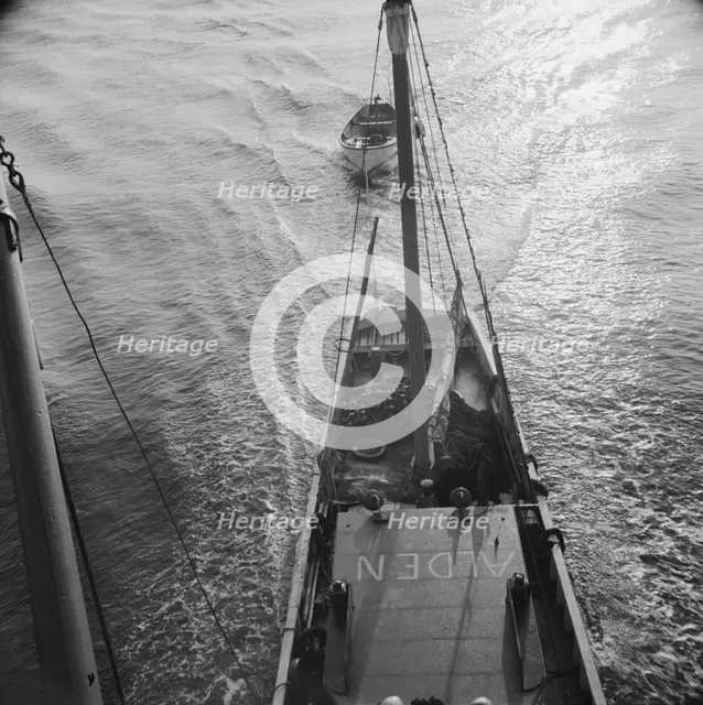 Possibly: On board the fishing boat Alden out of Gloucester, Massachusetts, 1943. Creator: Gordon Parks.