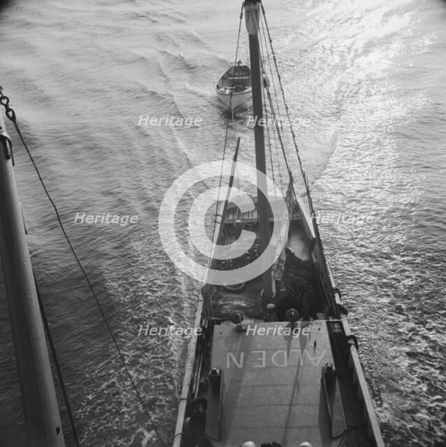 Possibly: On board the fishing boat Alden out of Gloucester, Massachusetts, 1943. Creator: Gordon Parks.