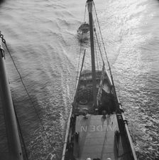Possibly: On board the fishing boat Alden out of Gloucester, Massachusetts, 1943. Creator: Gordon Parks