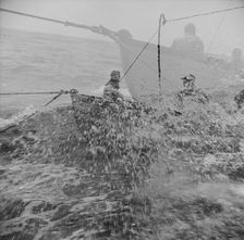 Possibly: On board the fishing boat Alden, out of Gloucester, Massachusetts, 1943. Creator: Gordon Parks