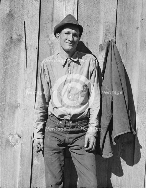 Possibly: One of the thirty-six members, Ola self-help sawmill co-op, Gem County, Idaho, 1939. Creator: Dorothea Lange.