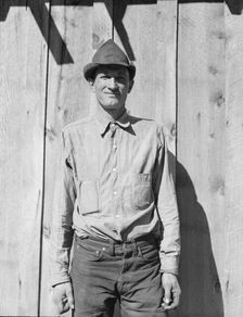 Possibly: One of the thirty-six members, Ola self-help sawmill co-op, Gem County, Idaho, 1939. Creator: Dorothea Lange