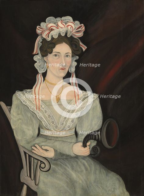 Possibly Mrs. William Sheldon, c. 1831. Creator: Asahel Powers.