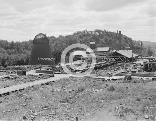 Possibly: Mumby Lumber Mill, closed in 1938..., Malone, Grays Harbor County, Washington, 1939. Creator: Dorothea Lange.