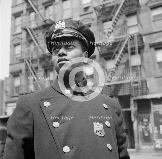 Possibly: Policeman no. 19687, New York, 1943. Creator: Gordon Parks.