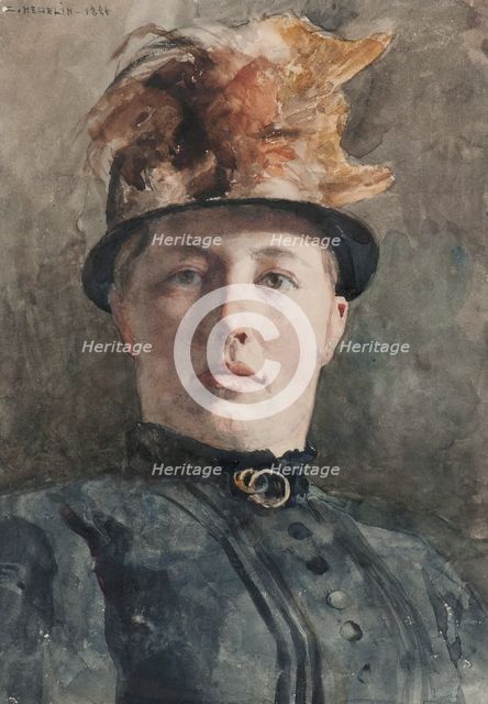 Possibly Wilhelmina (Mina) Carlson (1857-1943), nee Bredberg, artist. Creator: Carl Axel Hedelin.