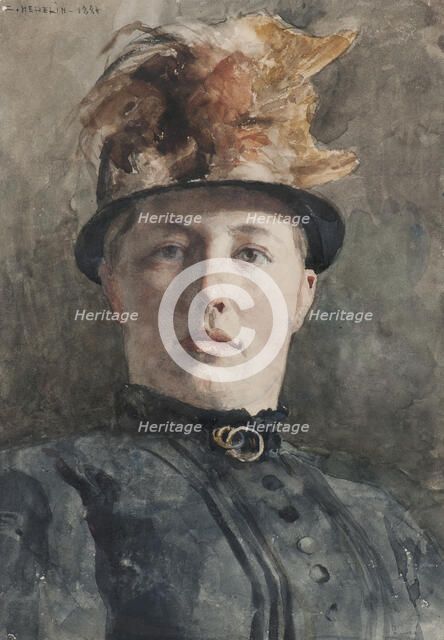 Possibly Wilhelmina (Mina) Carlson (1857-1943), nee Bredberg, artist. Creator: Carl Axel Hedelin.