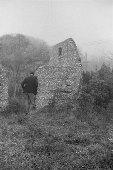 Possibly: Tabby construction, ruins of supposed Spanish mission, St. Marys, Georgia, 1936. Creator: Walker Evans
