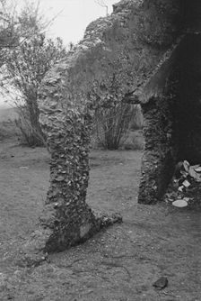 Possibly: Tabby construction, ruins of supposed Spanish mission, St. Marys, Georgia, 1936. Creator: Walker Evans