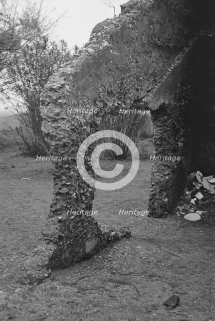 Possibly: Tabby construction, ruins of supposed Spanish mission, St. Marys, Georgia, 1936. Creator: Walker Evans.