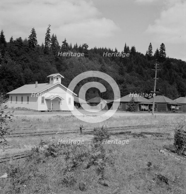 Possibly: The church closed when the mill..., Malone, Grays Harbor County, Western Washington, 1939. Creator: Dorothea Lange.