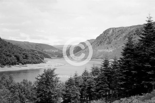 Possibly the Elan Valley Reservoir, Powys, mid Wales, c1945-c1965. Artist: SW Rawlings