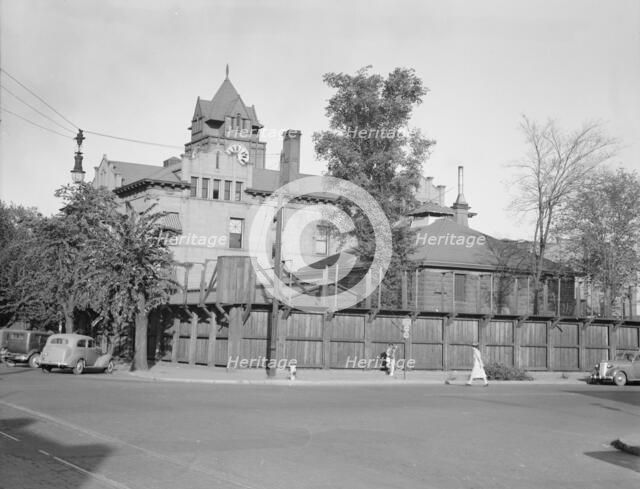 Possibly: The famed stockade, Yakima, Washington, 1939. Creator: Dorothea Lange.