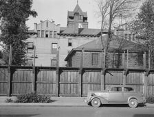 Possibly: The famed stockade, Yakima, Washington, 1939. Creator: Dorothea Lange