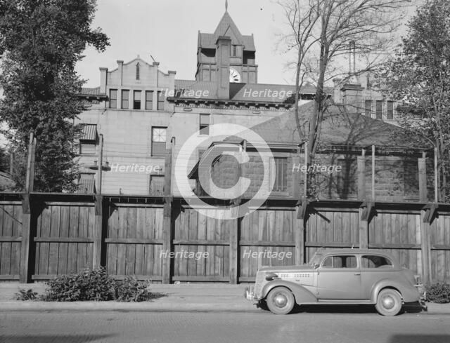 Possibly: The famed stockade, Yakima, Washington, 1939. Creator: Dorothea Lange.