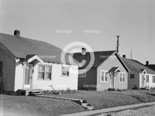 Possibly: Type of home built by private interests...Longview, Cowlitz County, Washington, 1939. Creator: Dorothea Lange.