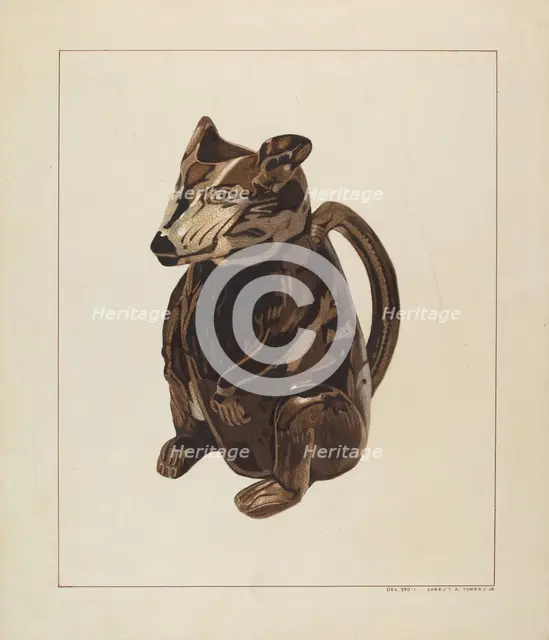 Possum Pitcher, c. 1938. Creator: Ernest A Towers Jr.