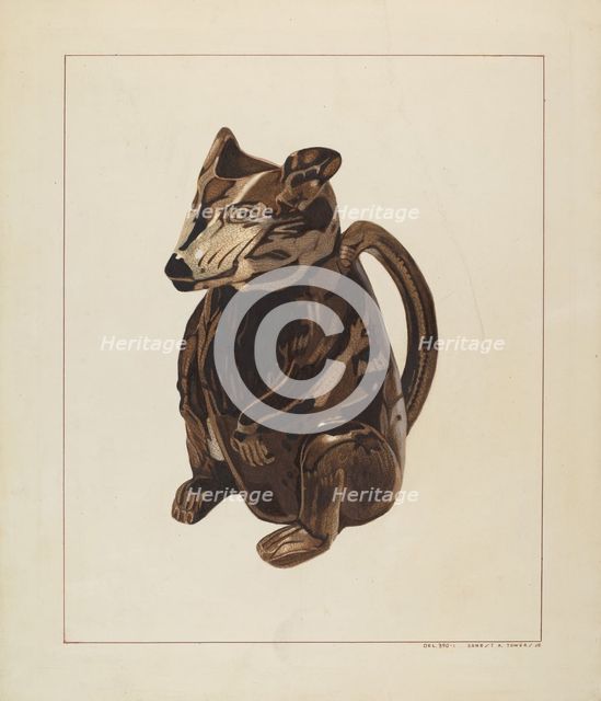 Possum Pitcher, c. 1938. Creator: Ernest A Towers Jr.