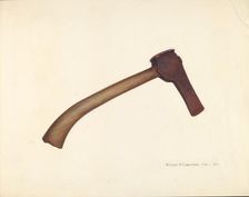 Post Axe, 1935/1942. Creator: William H Edwards