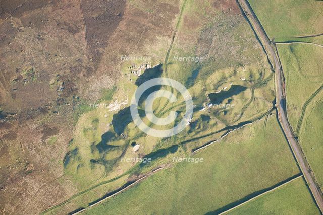 Post-medieval limestone quarry, near Croglin, Cumbria, 2013. Creator: Historic England Staff Photographer.