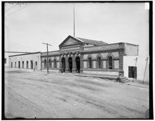 Post office, Ciudad Juarez, Mexico, (1902?). Creator: Unknown