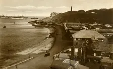Post Office and Bay, Aden c1918-c1939. Creator: Unknown